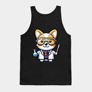 corgi scientist Tank Top